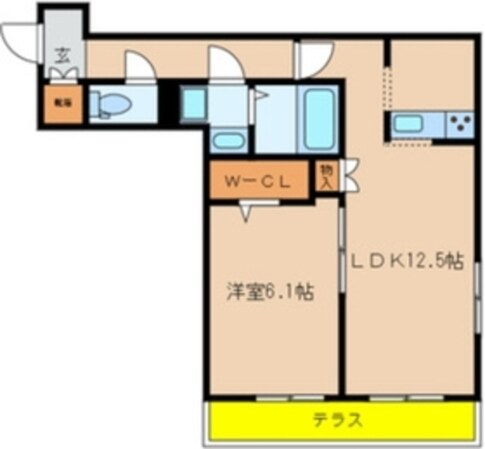 グランツ鎌ヶ谷WESTの物件間取画像